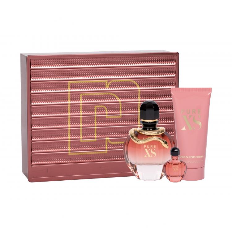 Paco Rabanne Pure XS Set cadou apa de parfum 80 ml + lotiune de corp 100 ml + apa de parfum 6 ml
