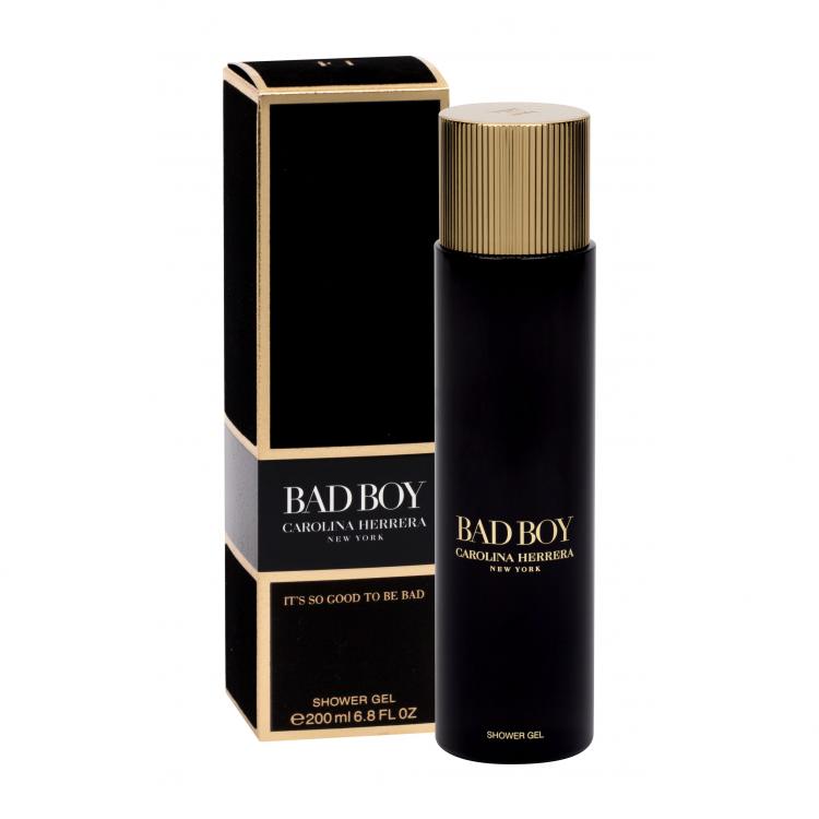Carolina Herrera Bad Boy Gel de duș pentru bărbați 200 ml