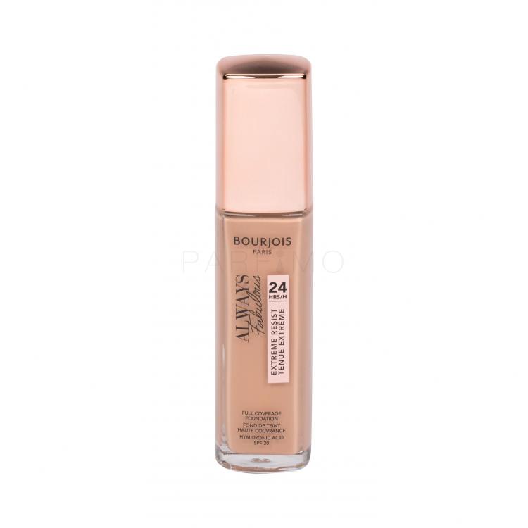 BOURJOIS Paris Always Fabulous 24H SPF20 Fond de ten pentru femei 30 ml Nuanţă 400 Rose Beige