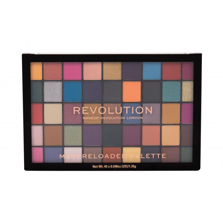 Makeup Revolution London Maxi Re-loaded Fard de pleoape pentru femei 60,75 g Nuanţă Dream Big