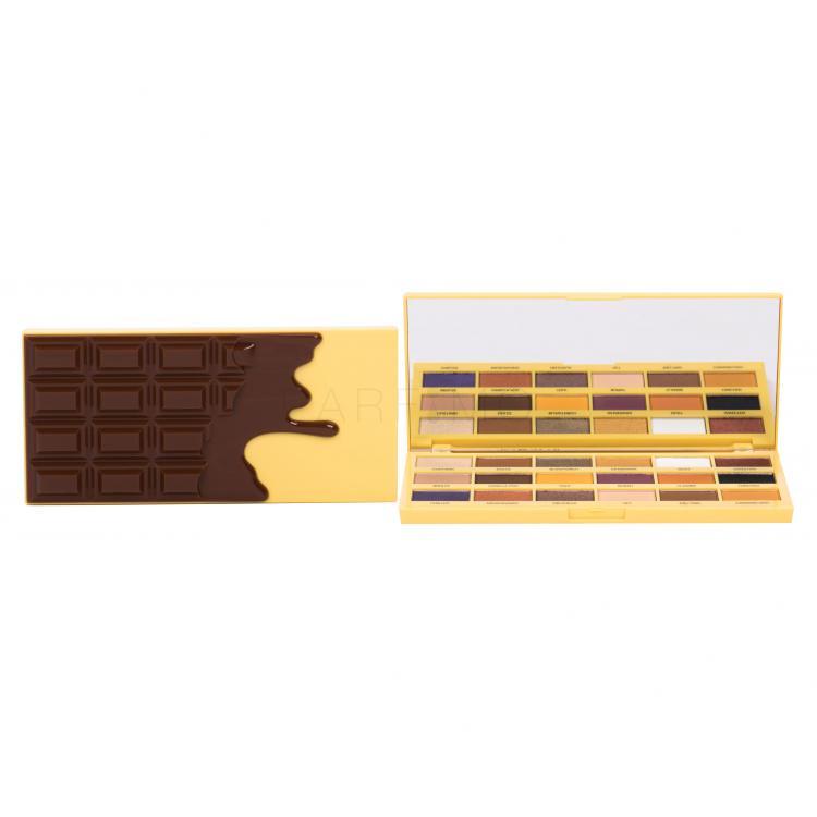 I Heart Revolution Chocolate Eyeshadow Palette Fard de pleoape pentru femei 18 g Nuanţă Creme Brulée