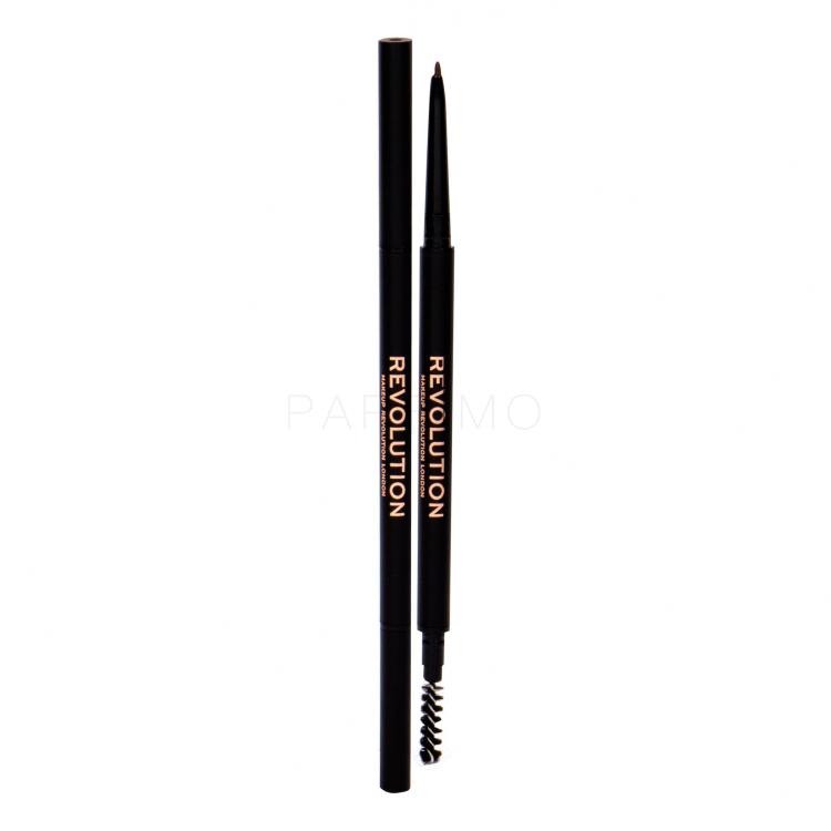 Makeup Revolution London Precise Brow Pencil Creion pentru femei 0,05 g Nuanţă Medium Brown