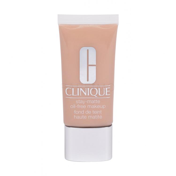 Clinique Stay-Matte Oil-Free Makeup Fond de ten pentru femei 30 ml Nuanţă 07 Cream Chamois tester