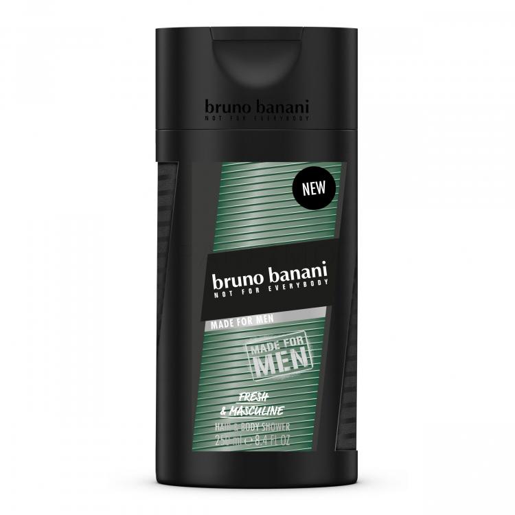 Bruno Banani Made For Men Hair &amp; Body Gel de duș pentru bărbați 250 ml