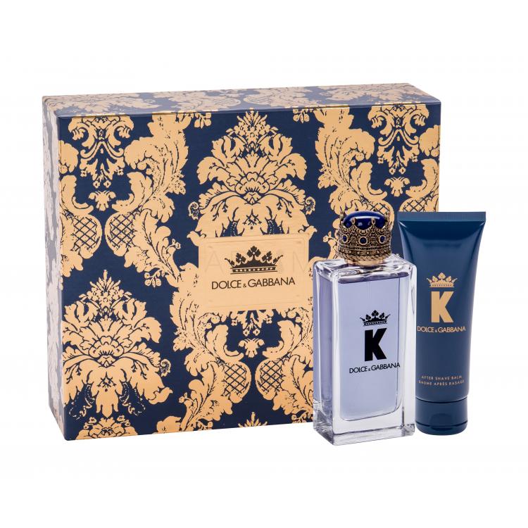 Dolce&amp;Gabbana K Set cadou apa de toaleta 100 ml + balsam dupa barbierit 75 ml