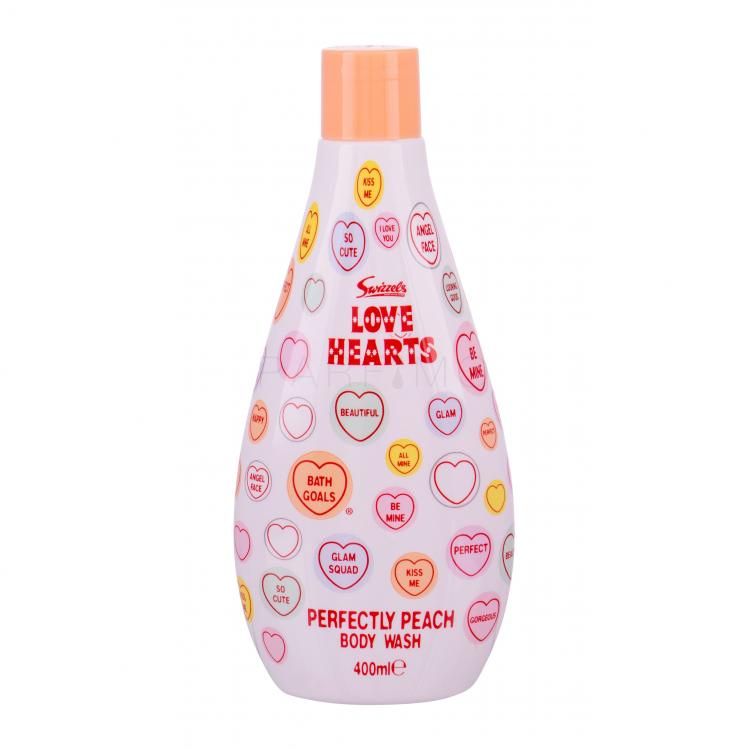 Swizzels Love Hearts Perfectly Peach Gel de duș pentru copii 400 ml