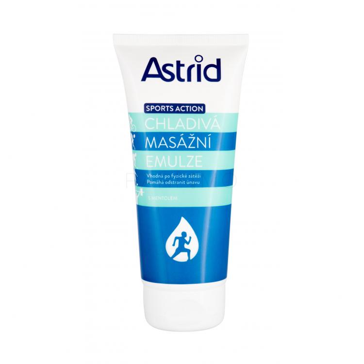Astrid Sports Action Cooling Massage Emulsion Produse de masaj pentru femei 200 ml