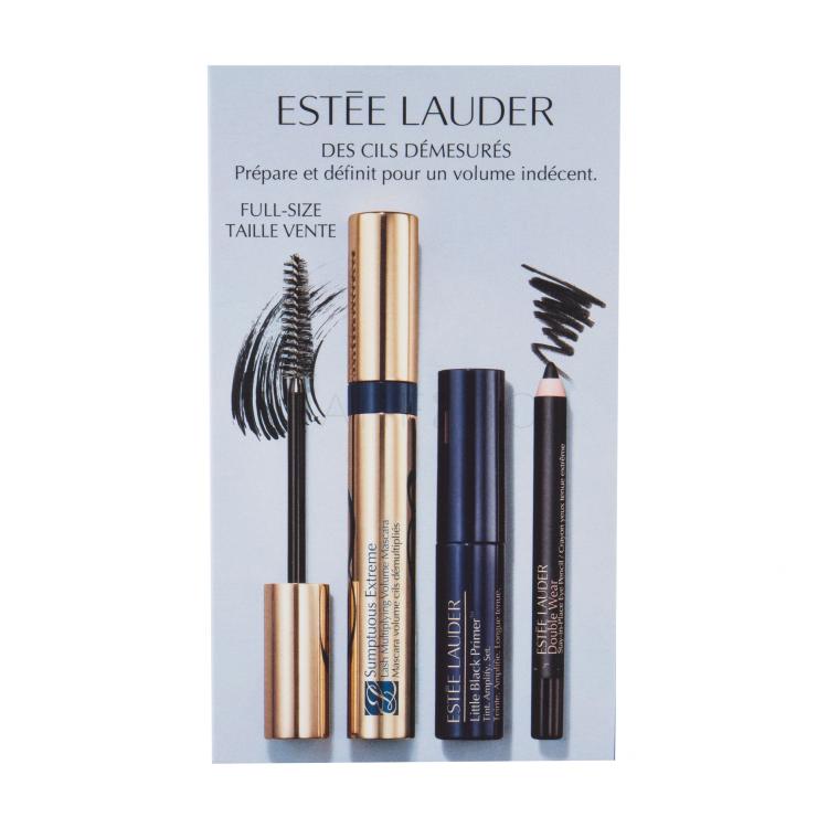 Estée Lauder Sumptuous Extreme Set cadou mascara 8 ml + bază de mascara Little Black Primer 2,8 ml + creion pentru ochi Wear Double 8 g 01 Onyx