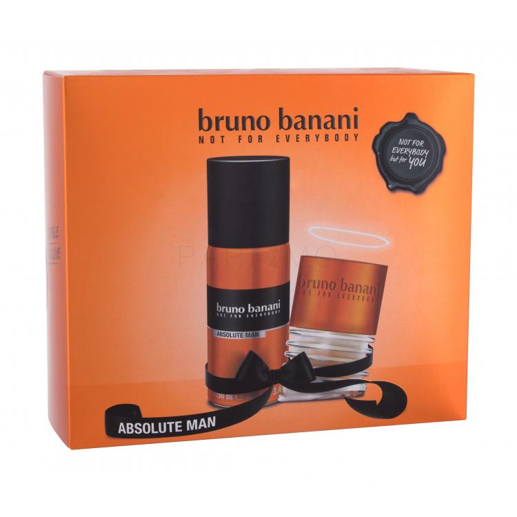 Bruno Banani Absolute Man Set cadou apa de toaleta 30 ml + deodorant 150 ml