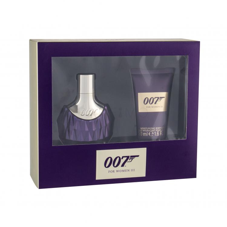 James Bond 007 James Bond 007 For Women III Set cadou apa de parfum 30 ml + lotiune de corp 50 ml