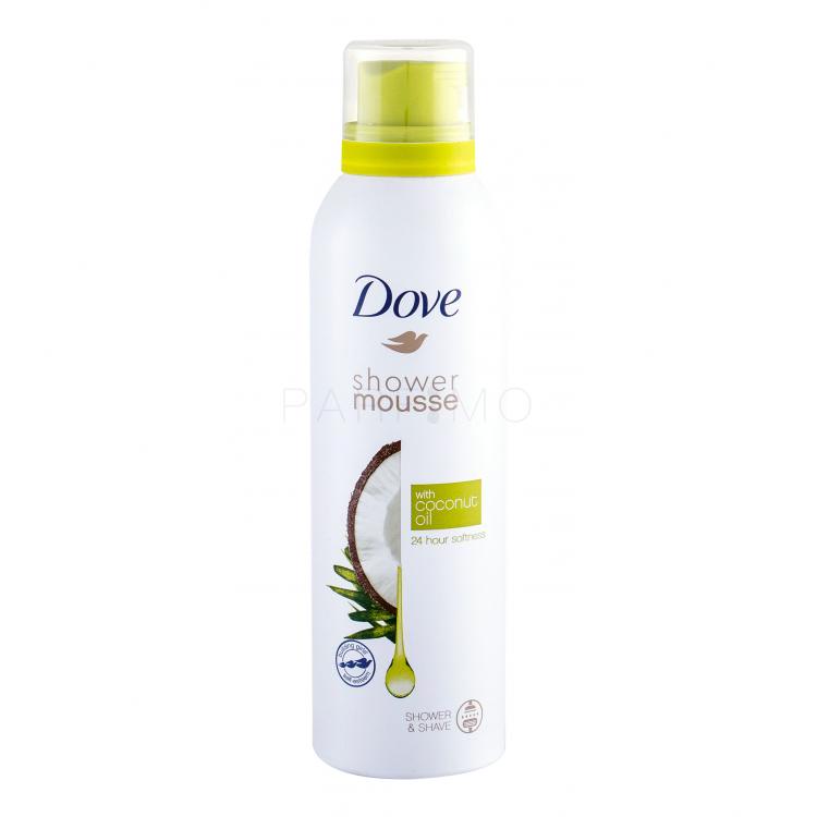 Dove Shower Mousse Coconut Oil Spumă de duș pentru femei 200 ml