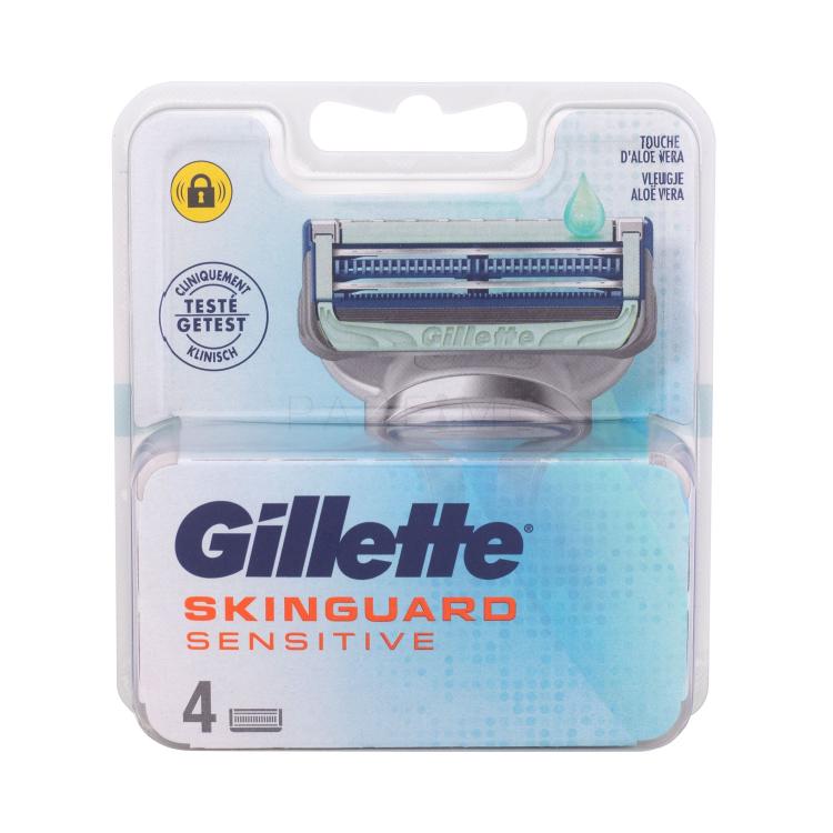 Gillette Skinguard Sensitive Rezerve lame pentru bărbați 4 buc