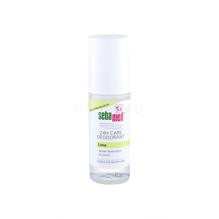 SebaMed Sensitive Skin 24H Care Lime Deodorant pentru femei 50 ml
