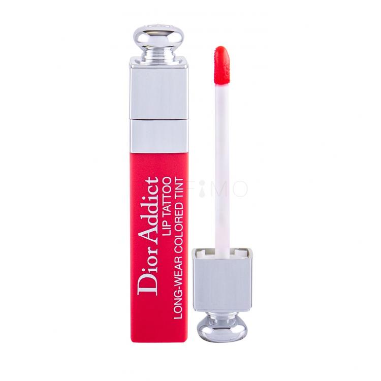 Christian Dior Dior Addict Lip Tattoo Ruj de buze pentru femei 6 ml Nuanţă 451 Natural Coral
