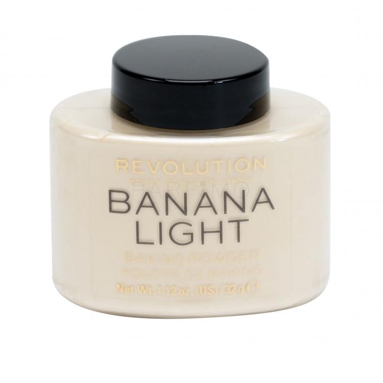 Makeup Revolution London Baking Powder Pudră pentru femei 32 g Nuanţă Banana Light