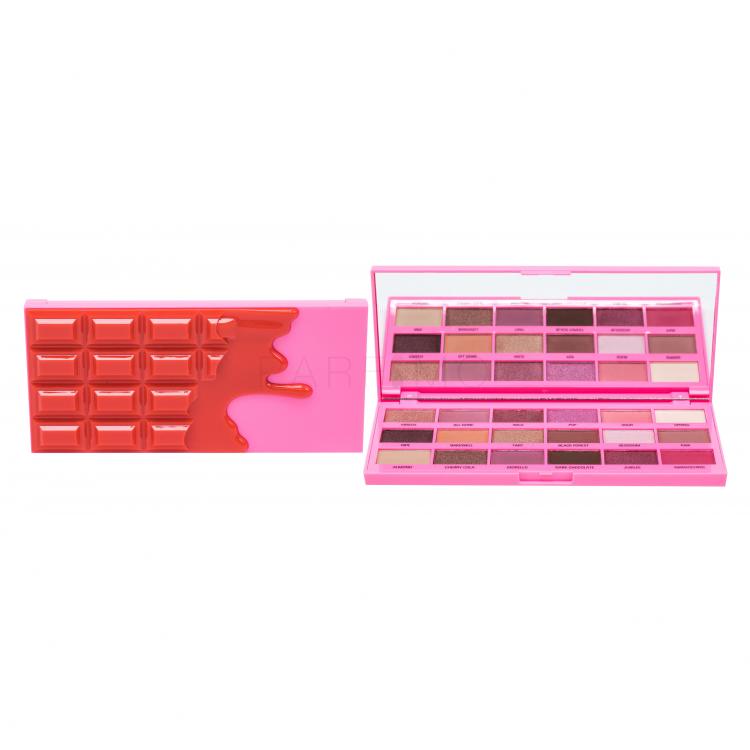 I Heart Revolution Chocolate Eyeshadow Palette Fard de pleoape pentru femei 18 g Nuanţă Chocolate Cherry