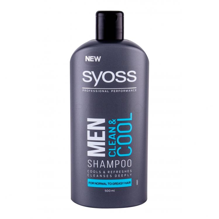 Syoss Men Clean &amp; Cool Șampon pentru bărbați 500 ml