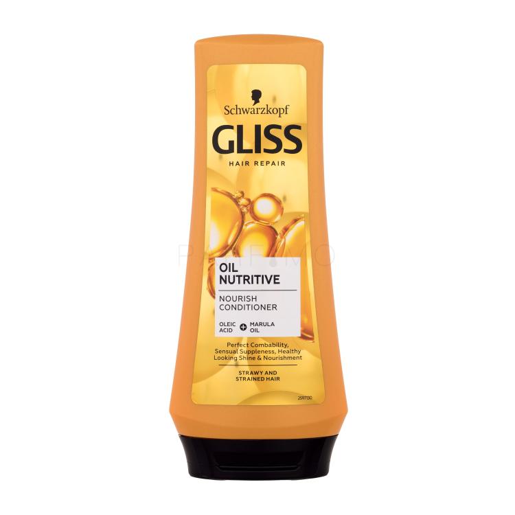 Schwarzkopf Gliss Oil Nutritive Conditioner Balsam de păr pentru femei 200 ml