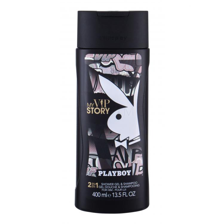 Playboy My VIP Story Gel de duș pentru bărbați 400 ml