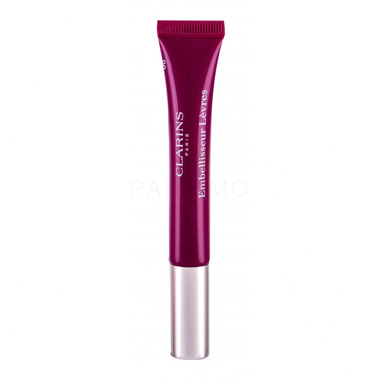 Clarins Natural Lip Perfector Luciu de buze pentru femei 12 ml Nuanţă 08 Plum Shimmer