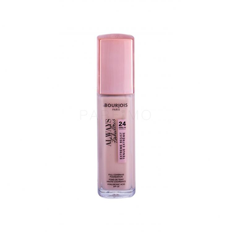 BOURJOIS Paris Always Fabulous 24H SPF20 Fond de ten pentru femei 30 ml Nuanţă 110 Light Vanilla