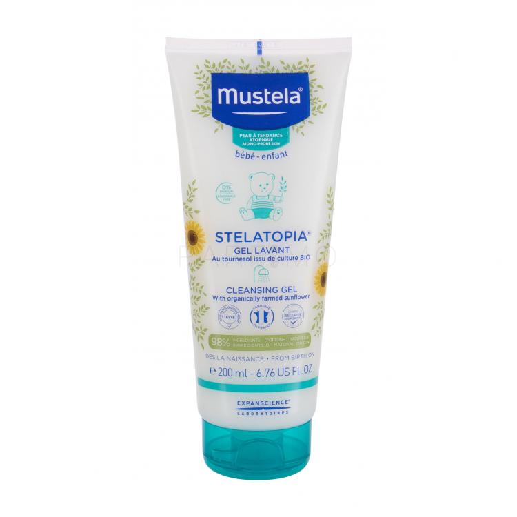 Mustela Bébé Stelatopia® Cleansing Gel Gel de duș pentru copii 200 ml