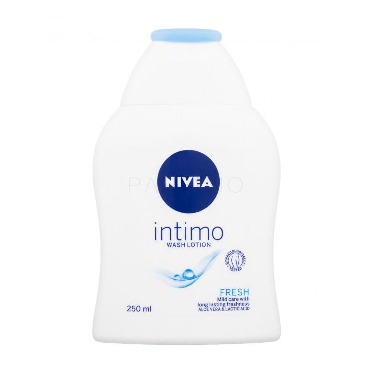 Nivea Intimo Wash Lotion Fresh Comfort Igiena intimă pentru femei 250 ml