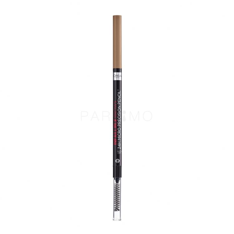 L&#039;Oréal Paris Infaillible Brows 24H Micro Precision Pencil Creion pentru femei 1,2 g Nuanţă 8.0 Light Cool Blonde