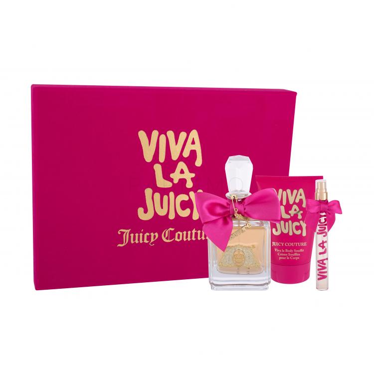 Juicy Couture Viva La Juicy Set cadou apa de parfum 100 ml + apa de parfum 10 ml + lotiune de corp 125 ml