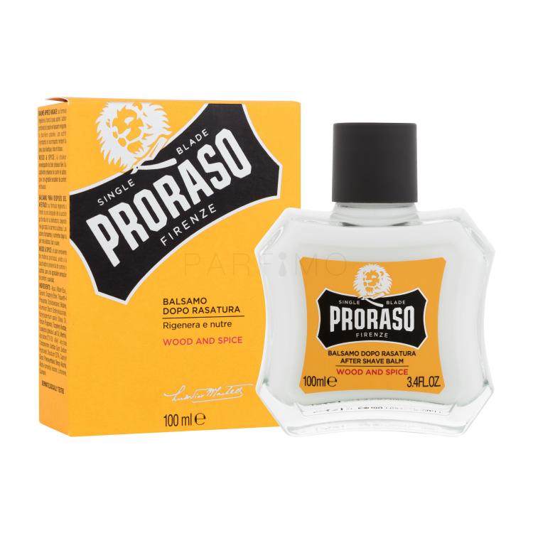 PRORASO Wood &amp; Spice After Shave Balm Balsam după ras pentru bărbați 100 ml