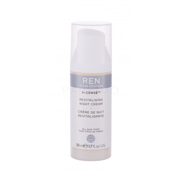 REN Clean Skincare V-Cense Revitalising Cremă de noapte pentru femei 50 ml