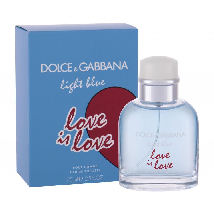 Dolce&amp;Gabbana Light Blue Love Is Love Apă de toaletă pentru bărbați 75 ml