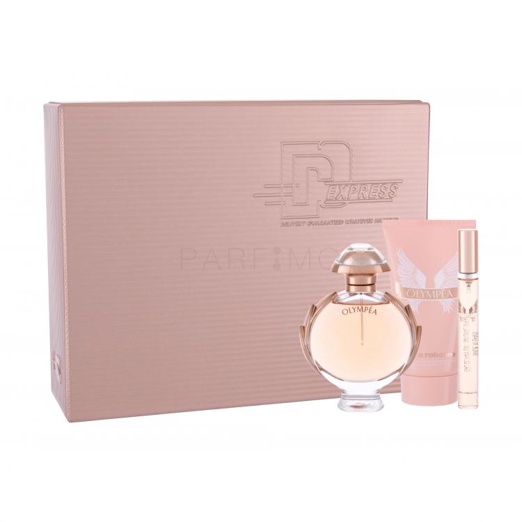 Paco Rabanne Olympéa Set cadou apa de parfum 50 ml + lotiune de corp 75 ml + apa de parfum 10 ml