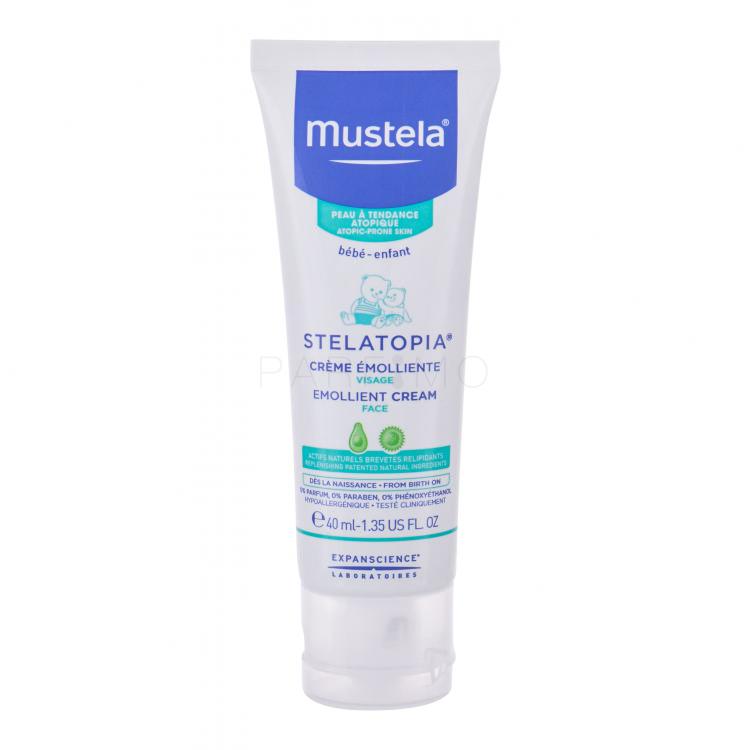 Mustela Bébé Stelatopia Emollient Cream Cremă de zi pentru copii 40 ml