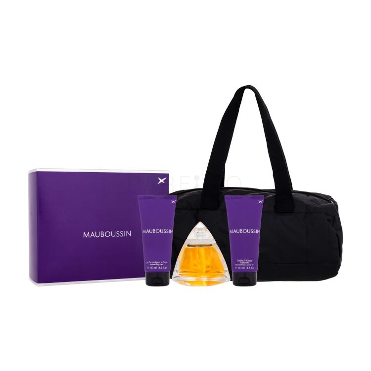 Mauboussin Mauboussin Set cadou apă de parfum 100 ml + loțiune corporală 100 ml + gel de duș 100 ml + geantă cosmetică