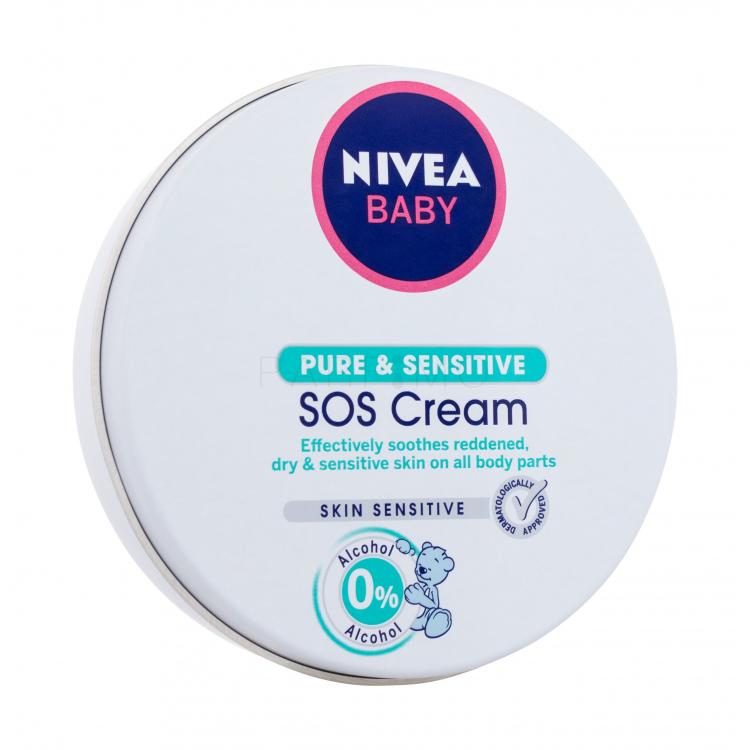 Nivea Baby SOS Cream Pure &amp; Sensitive Cremă de zi pentru copii 150 ml