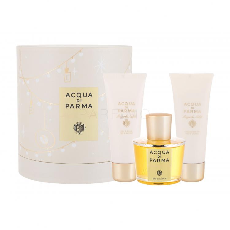 Acqua di Parma Le Nobili Magnolia Nobile Set cadou apa de parfum 100 ml + lotiune de corp 75 g + gel de dus 75 ml