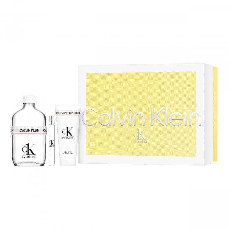 Calvin Klein CK Everyone Set cadou apa de toaleta 100 ml + apa de toaleta 10 ml + gel de dus 100 ml