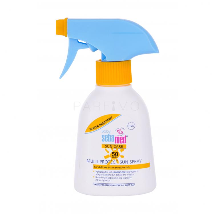 SebaMed Baby Sun Care Multi Protect Sun Spray SPF50 Pentru corp pentru copii 200 ml