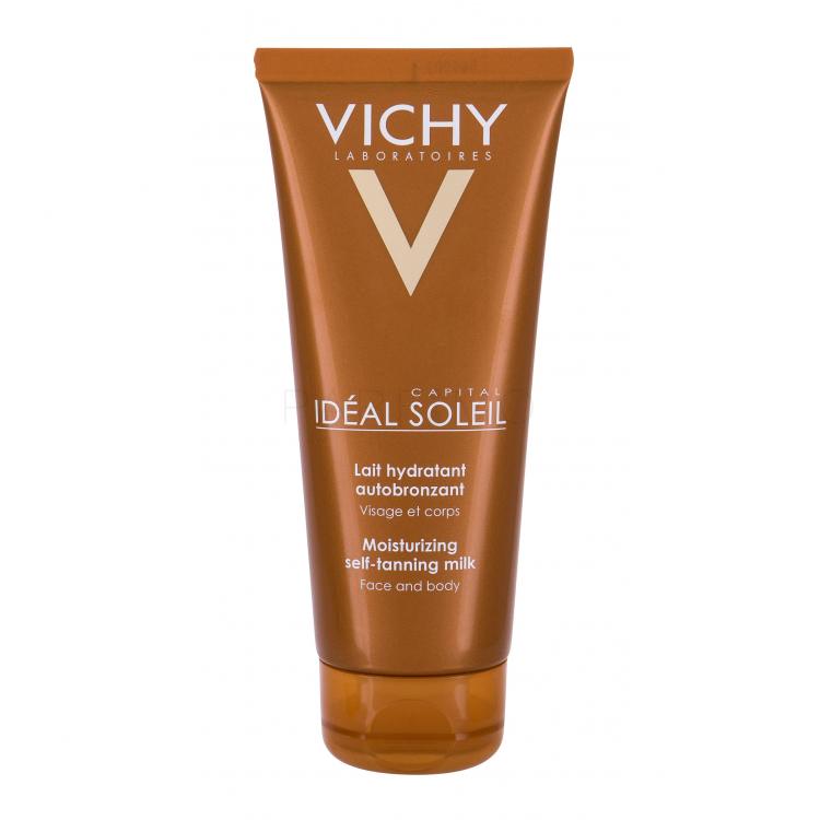 Vichy Idéal Soleil Moisturizing Self-Tanning Milk Autobronzant pentru femei 100 ml