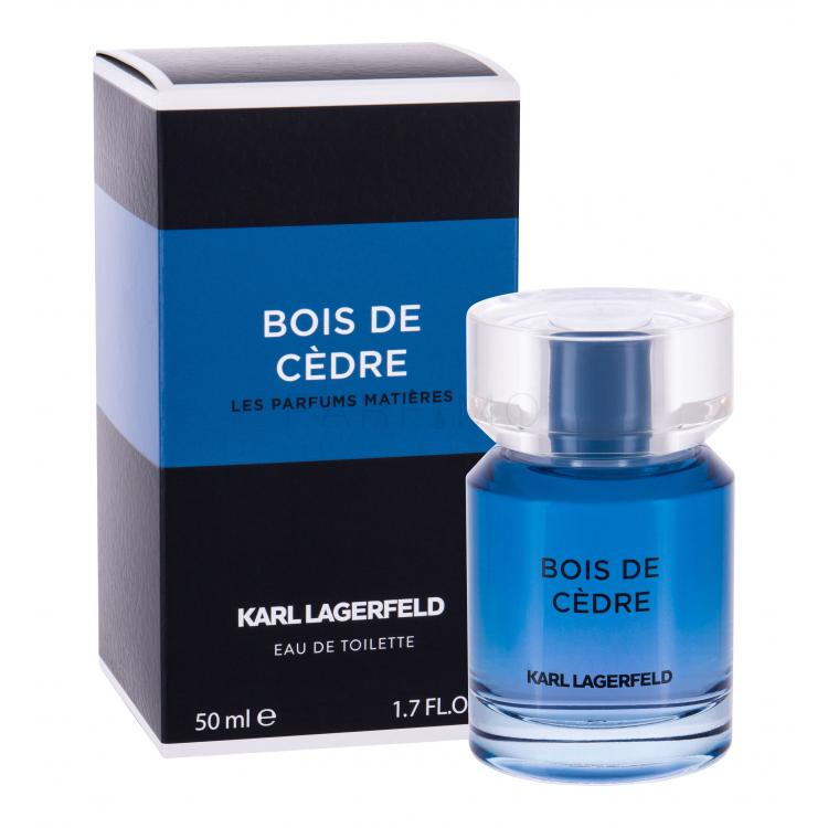 Karl Lagerfeld Les Parfums Matières Bois de Cedre Apă de toaletă pentru bărbați 50 ml