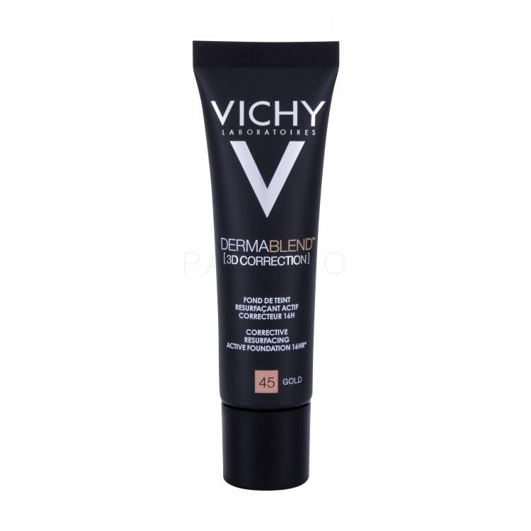 Vichy Dermablend™ 3D Antiwrinkle &amp; Firming Day Cream SPF25 Fond de ten pentru femei 30 ml Nuanţă 45 Gold