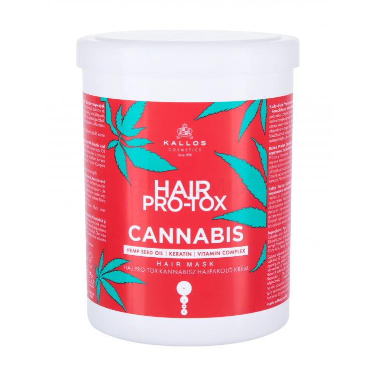 Kallos Cosmetics Hair Pro-Tox Cannabis Mască de păr pentru femei 1000 ml