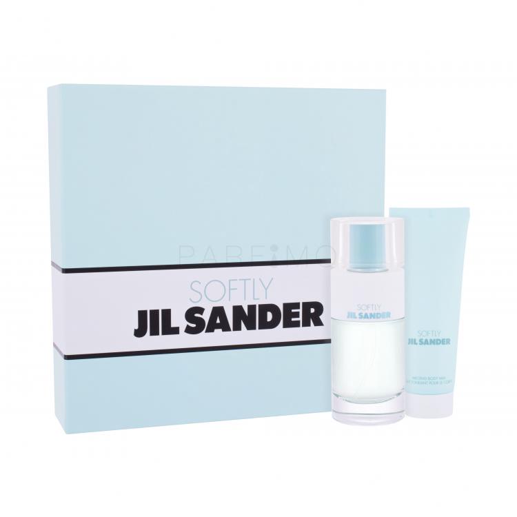 Jil Sander Softly Set cadou apă de toaletă 80 ml + loțiune corporală 75 ml
