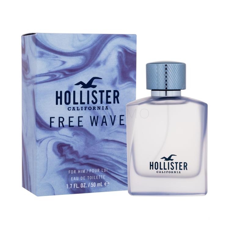 Hollister Free Wave Apă de toaletă pentru bărbați 50 ml