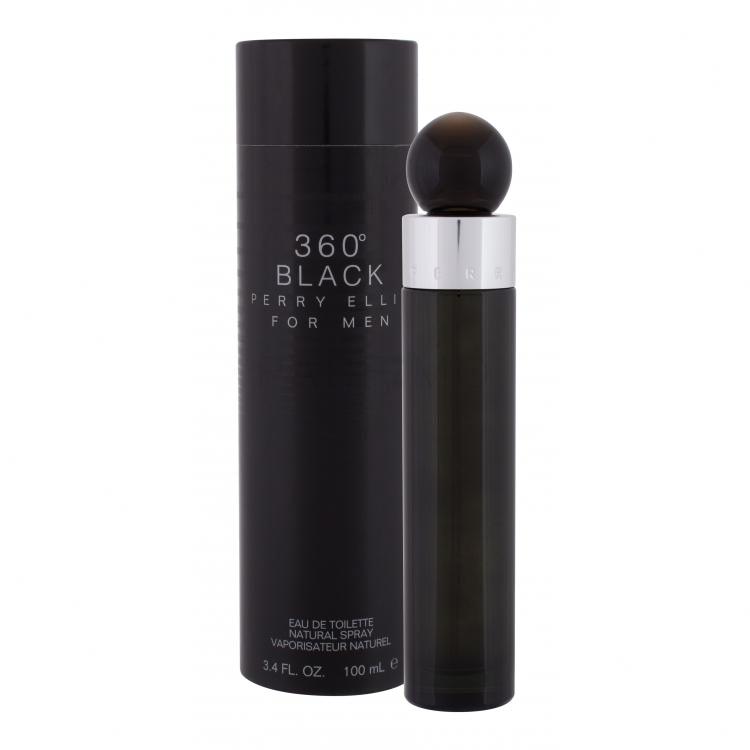 Perry Ellis 360° Black Apă de toaletă pentru bărbați 100 ml