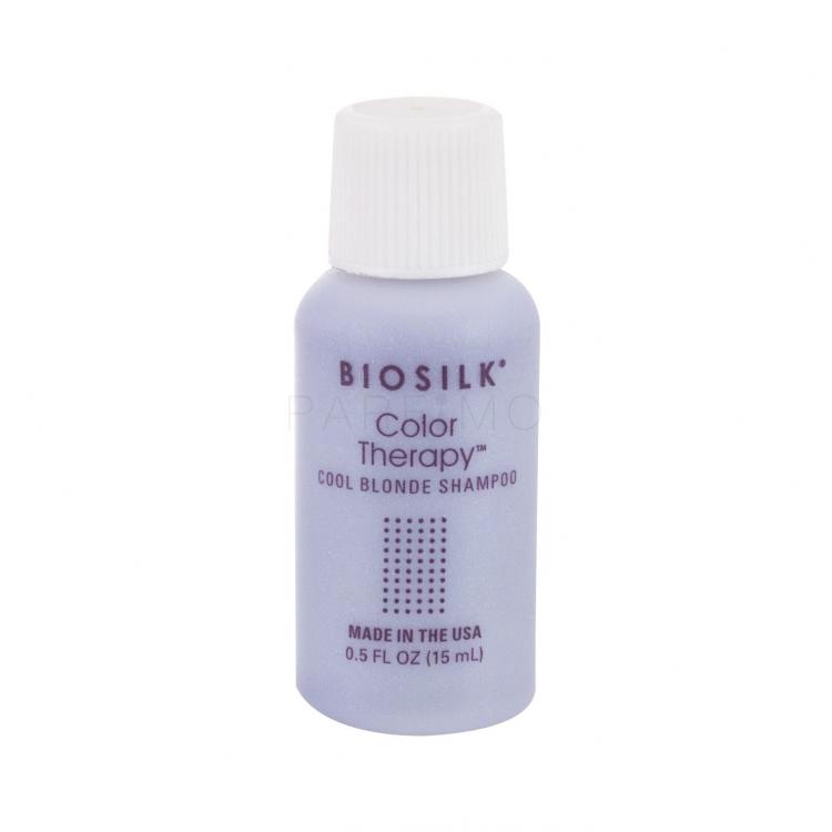 Farouk Systems Biosilk Color Therapy Cool Blonde Șampon pentru femei 15 ml