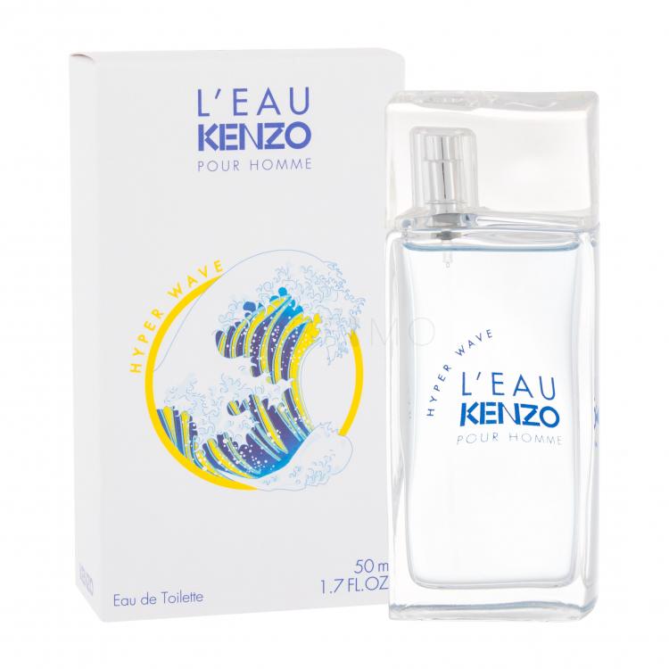 KENZO L´Eau Kenzo Pour Homme Hyper Wave Apă de toaletă pentru bărbați 50 ml