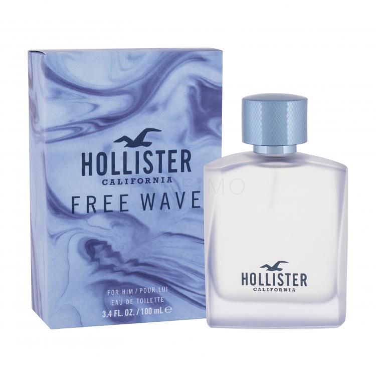 Hollister Free Wave Apă de toaletă pentru bărbați 100 ml