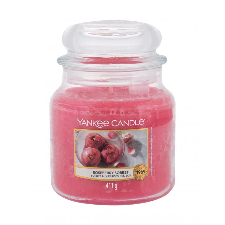 Yankee Candle Roseberry Sorbet Lumânări parfumate 411 g